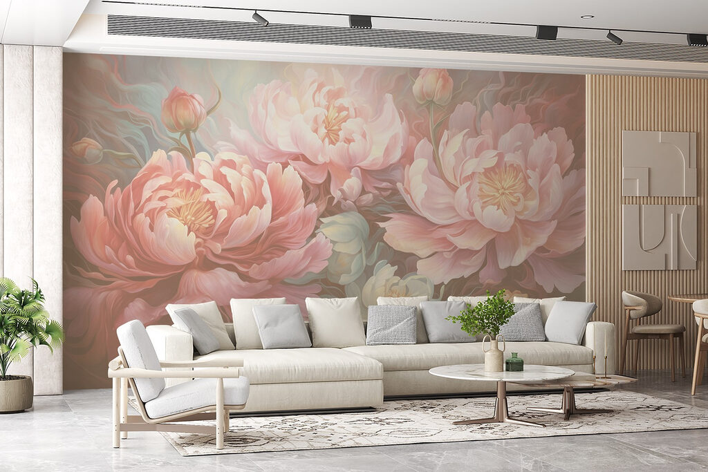 Peonie tra vortici — ambiente 4