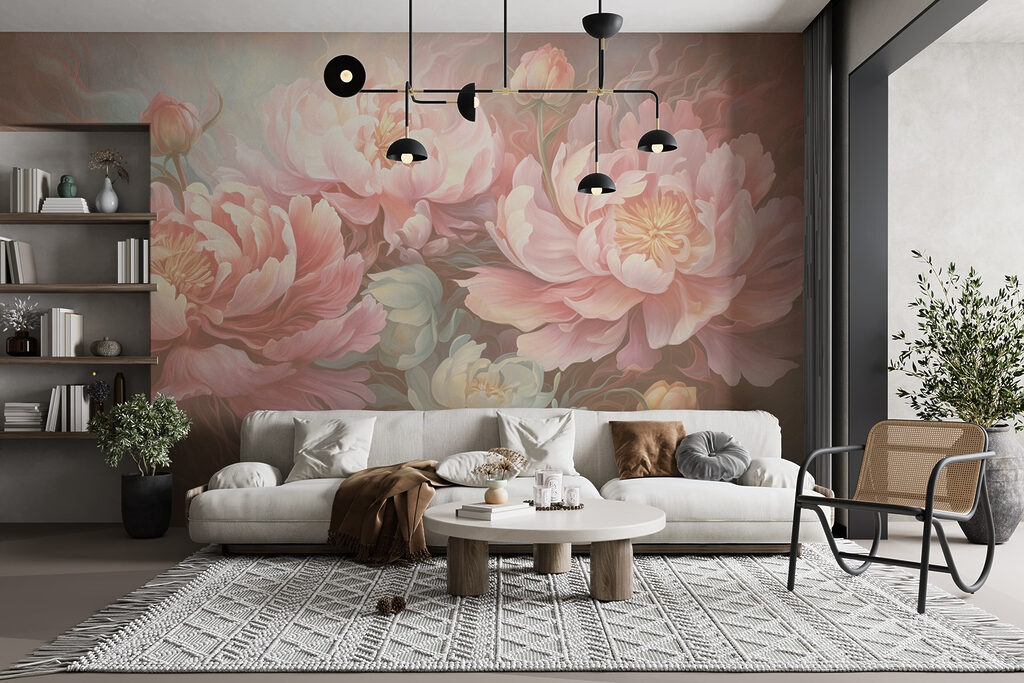 Peonie tra vortici — ambiente 5