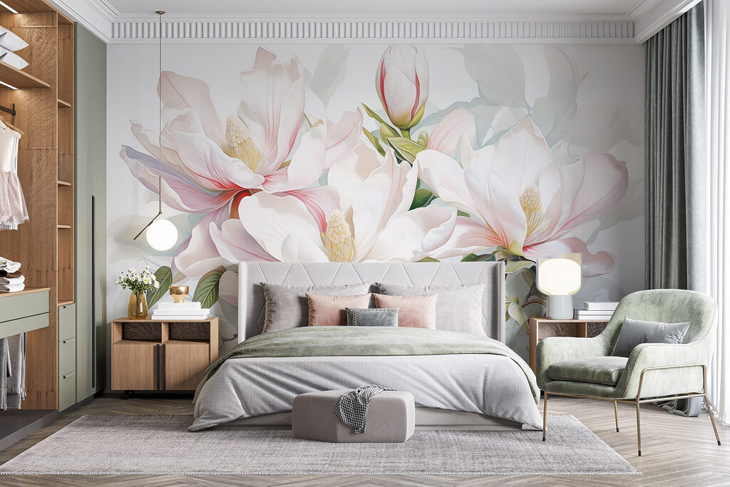 Magnolia ad acquerello — ambiente 1
