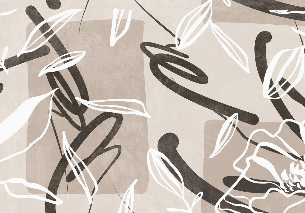 Foglie tra le linee — design completo