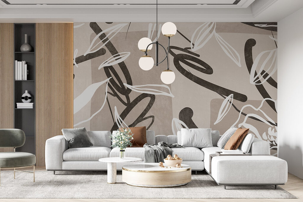 Foglie tra le linee — ambiente 3