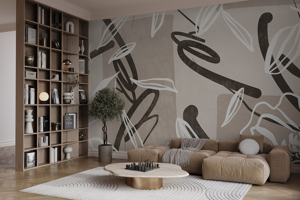 Foglie tra le linee — ambiente 5