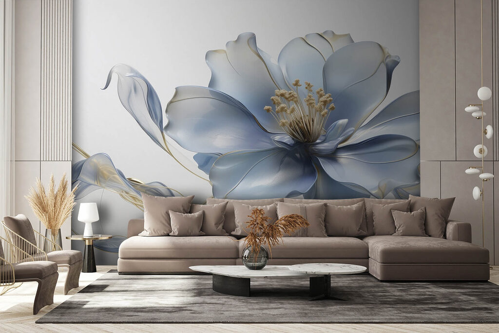 Fiore con venature dorate — ambiente 3