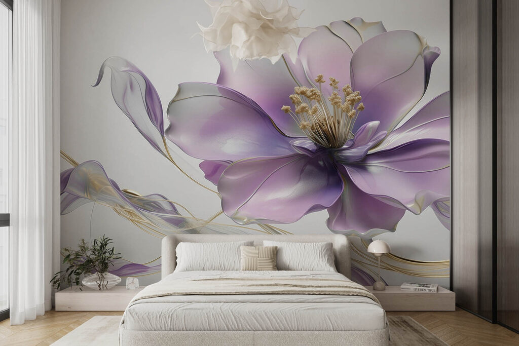 Fiore con venature dorate — ambiente 2
