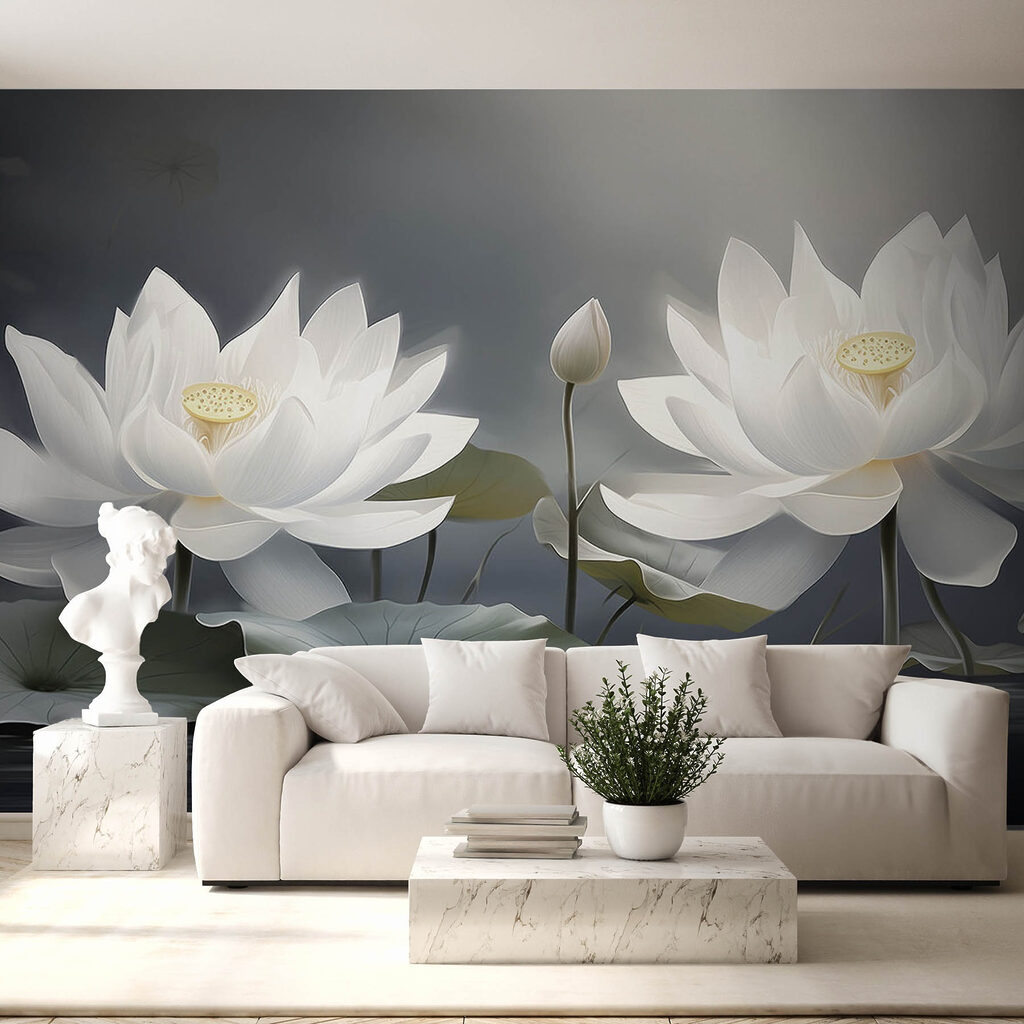 Loti bianchi sull’acqua — ambiente 2