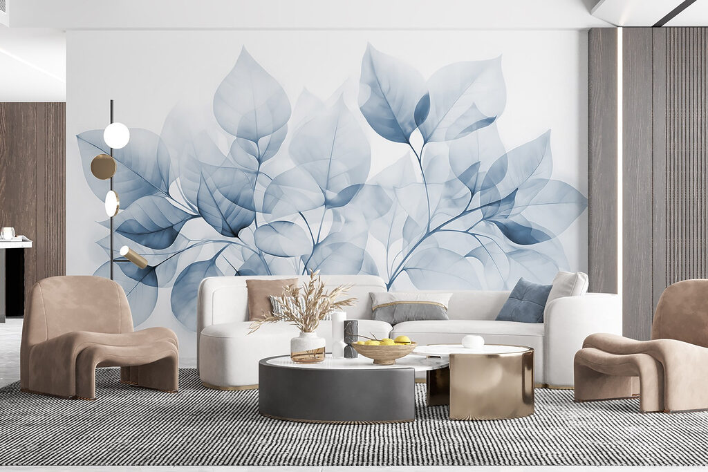 Foglie in tinte trasparenti — ambiente 2