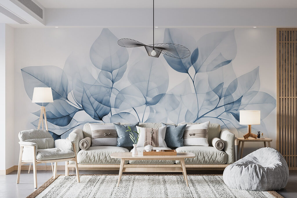 Foglie in tinte trasparenti — ambiente 4