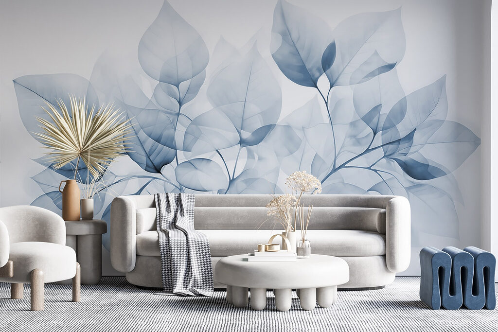 Foglie in tinte trasparenti — ambiente 5