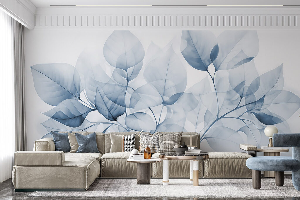 Foglie in tinte trasparenti — ambiente 6