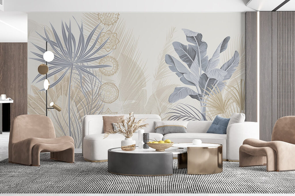 Foglie tropicali a ventaglio — ambiente 2