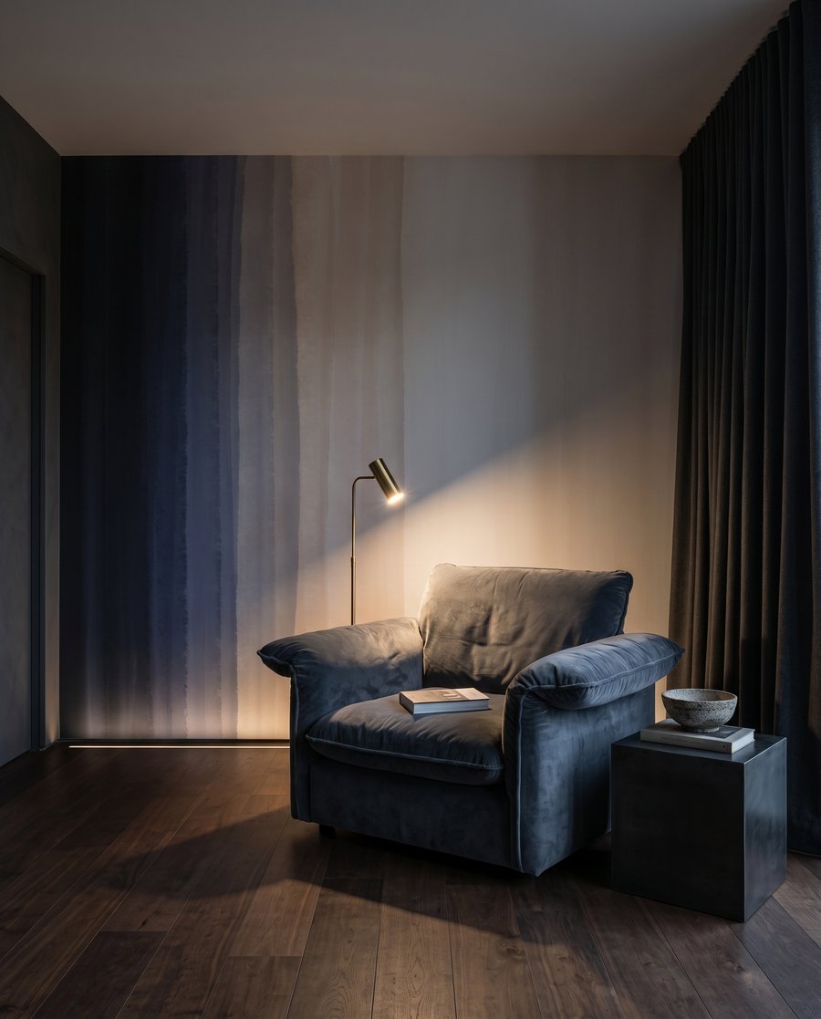Strisce verticali sfumate — ambiente 2