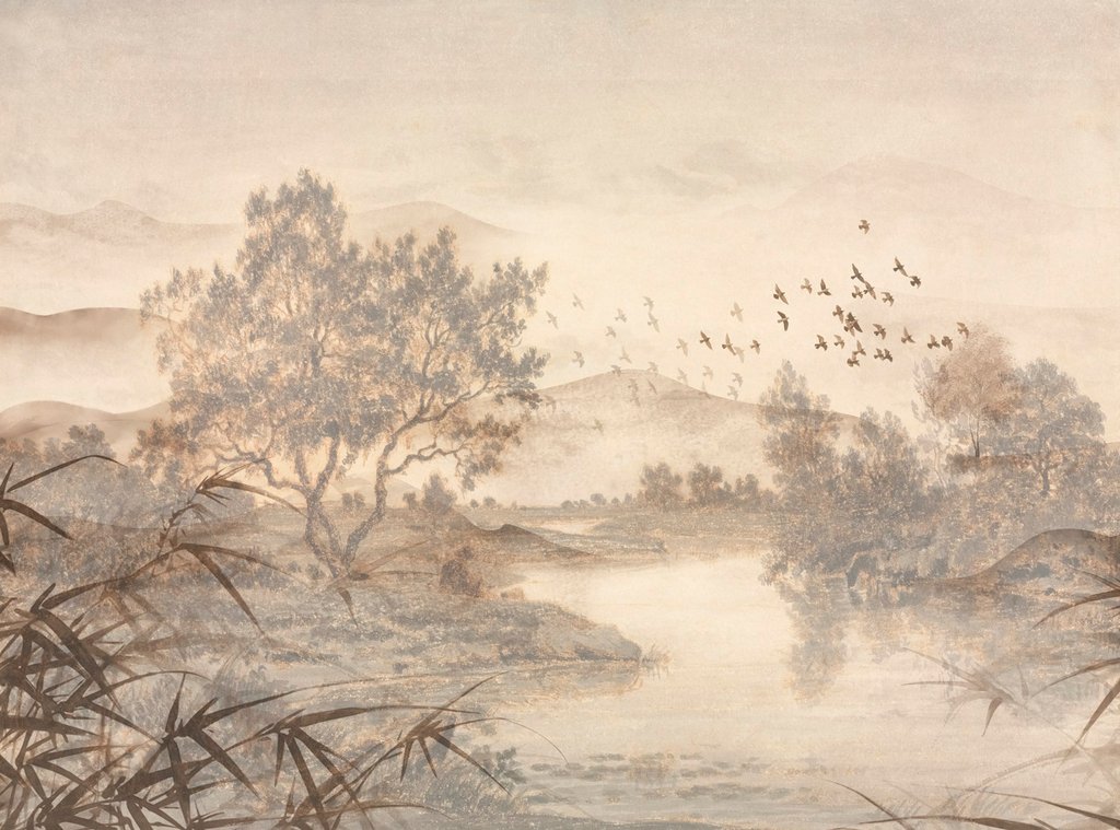 Riva del fiume silenziosa — design completo