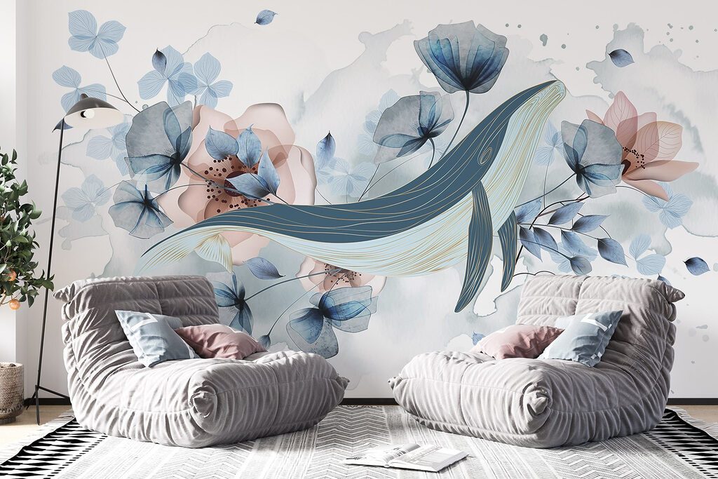 Balena tra i fiori — ambiente 3