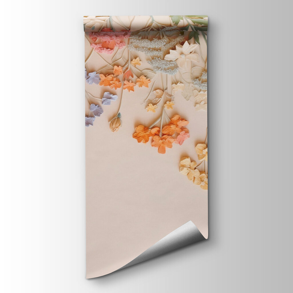 Fiori pendenti su rosa — vista del prodotto