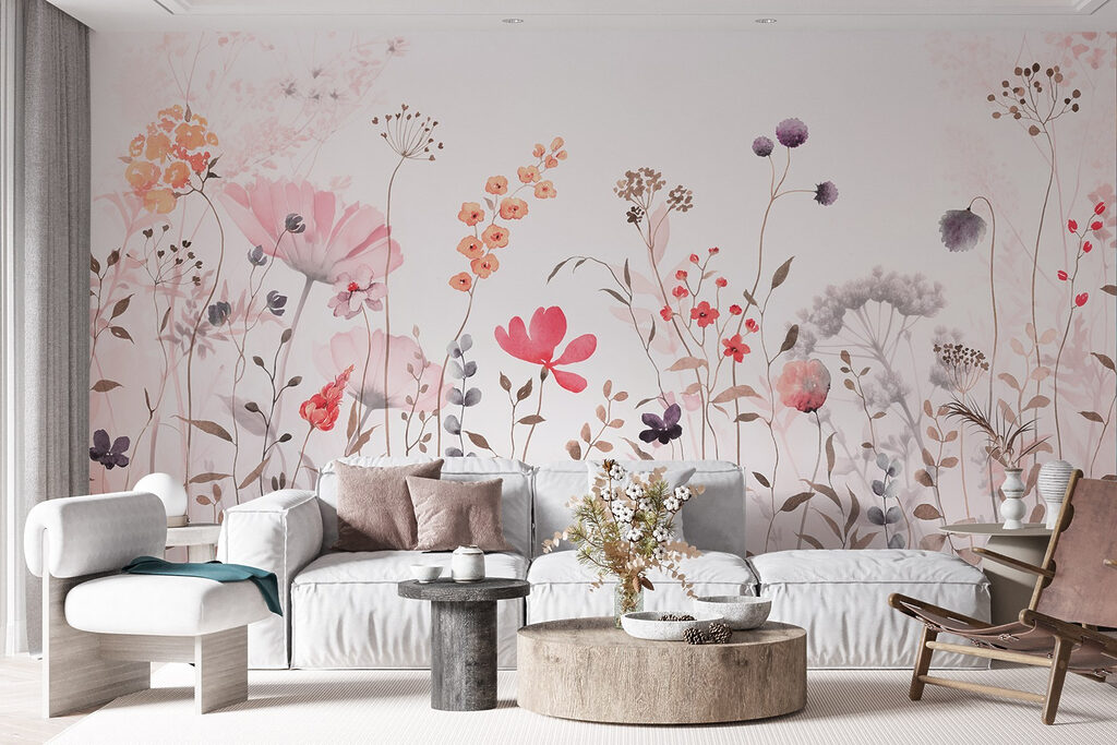 Fiori di campo rosa — ambiente 4