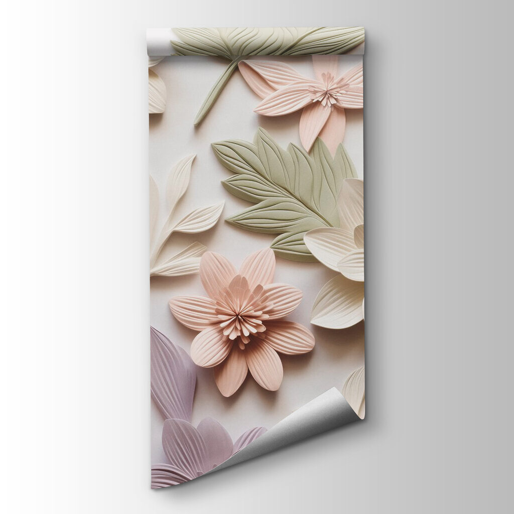 Fiori in rilievo colorati — vista del prodotto