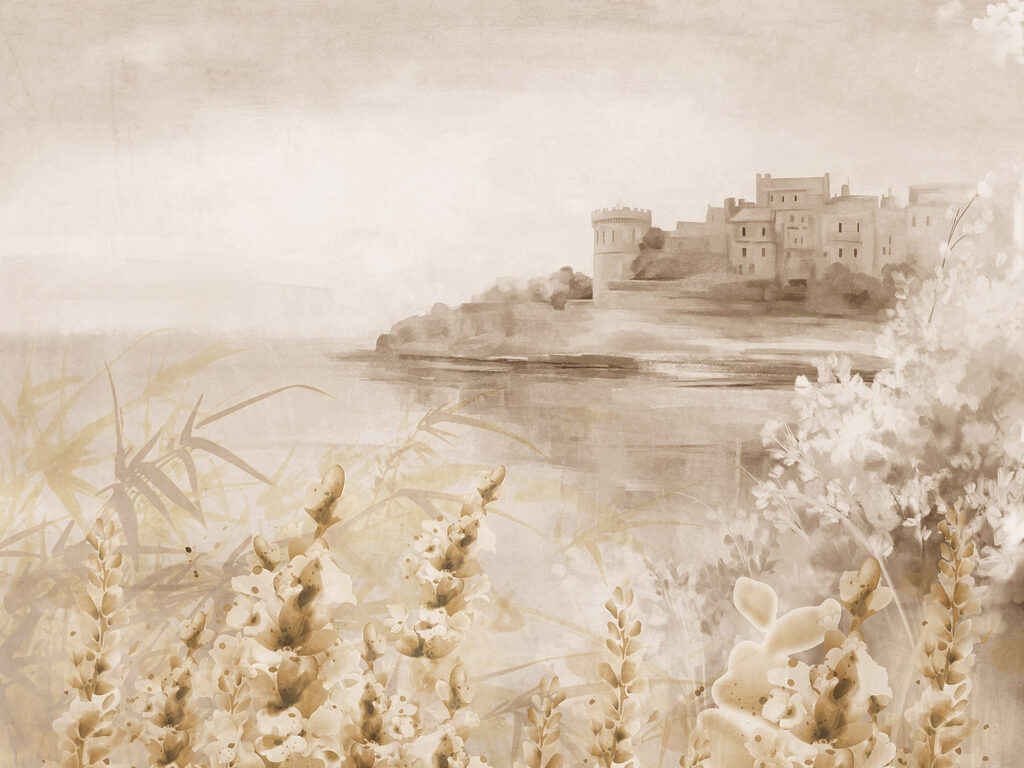 Castello sulla costa — design completo