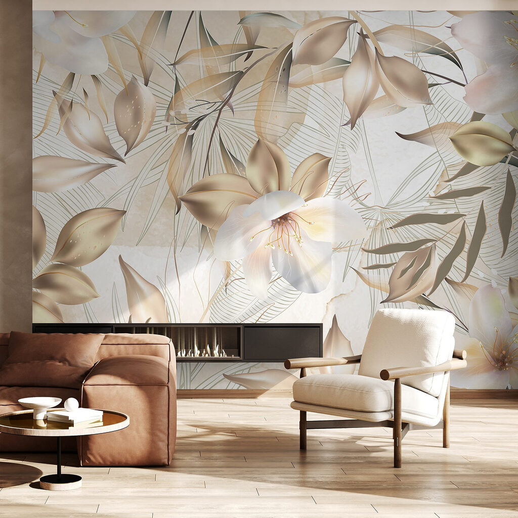 Fiori tropicali dorati — ambiente 3