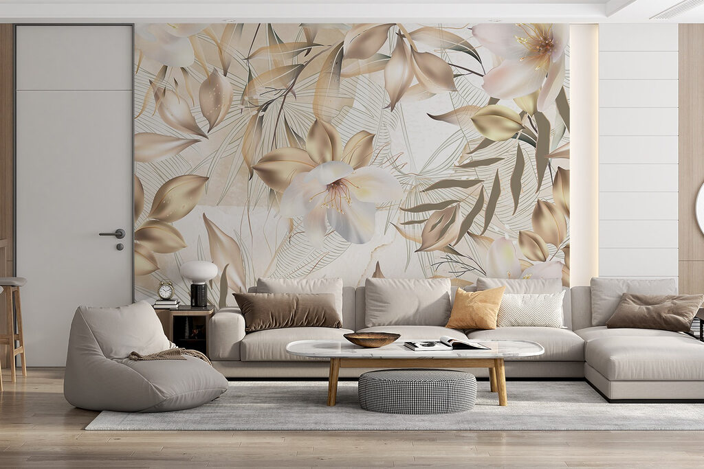 Fiori tropicali dorati — ambiente 5
