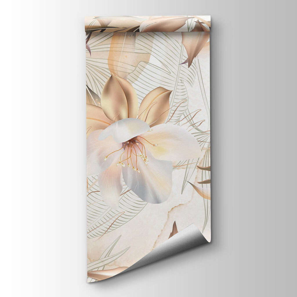 Fiori tropicali dorati — vista del prodotto
