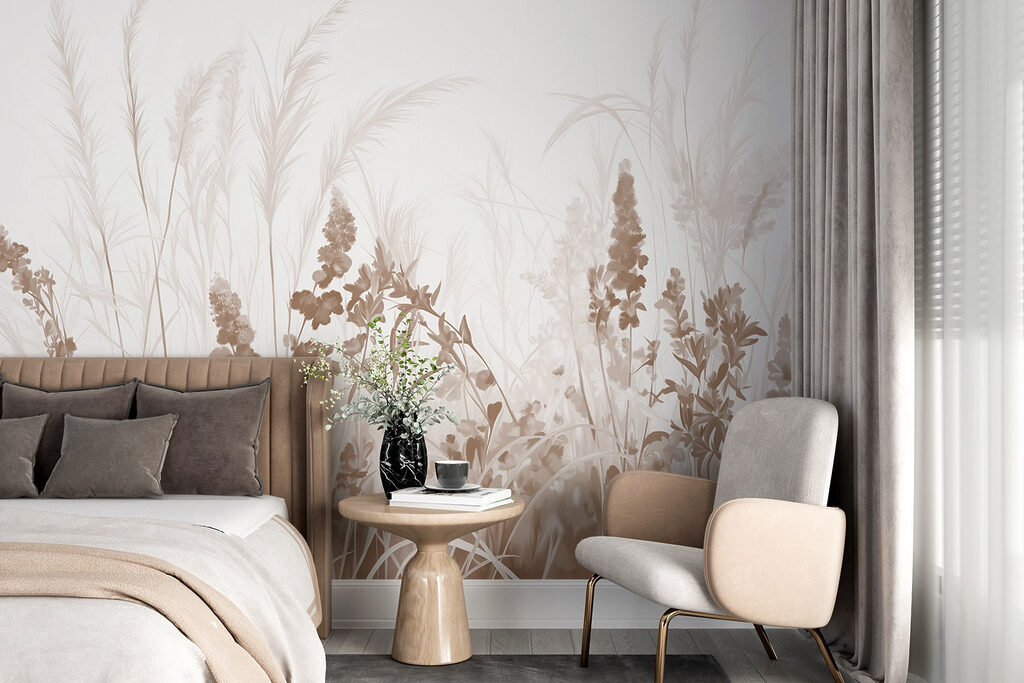 Fiori blu, erbe argentate — ambiente 2