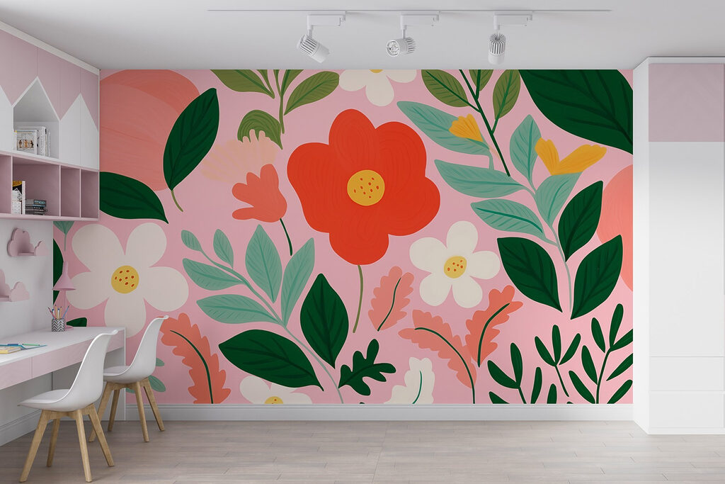 Fiori su rosa — ambiente 2