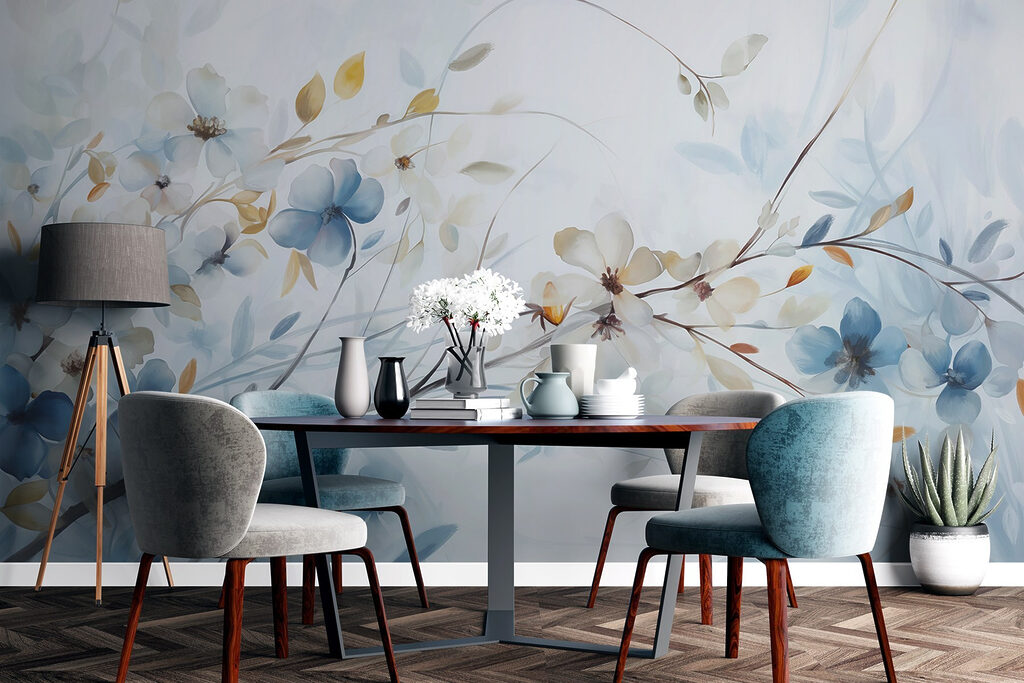 Rami blu fioriti — ambiente 6
