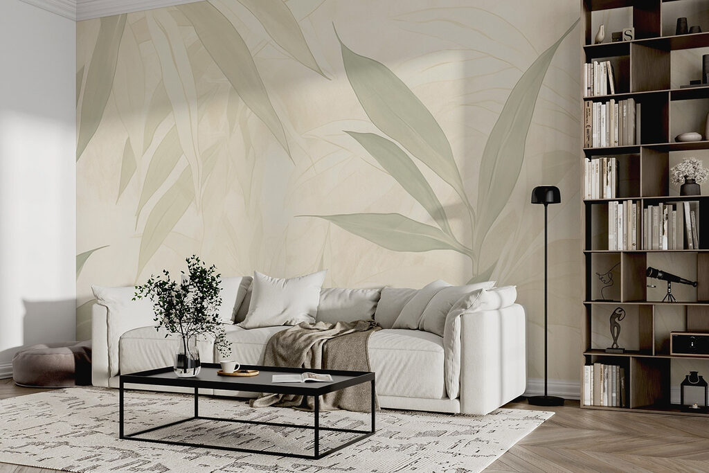 Foglie chiare verde crema — ambiente 7