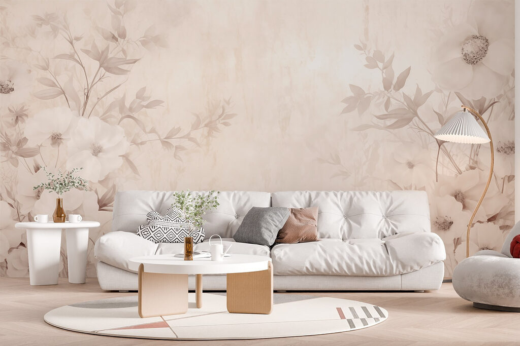 Bordo di fiori rosato — ambiente 4