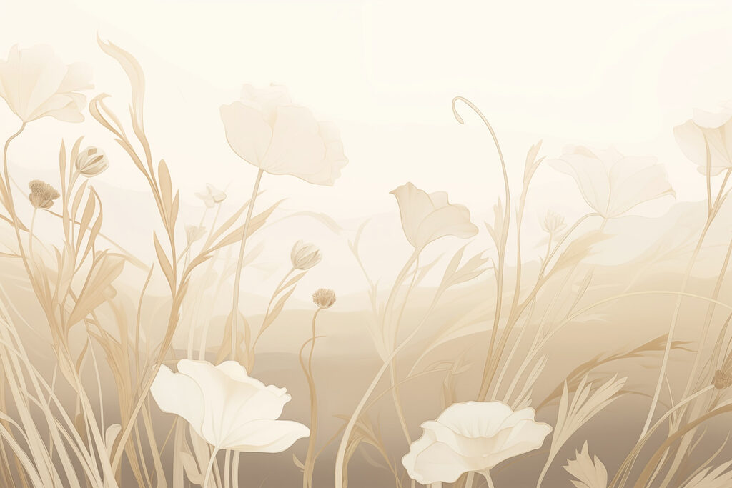 Erbe leggere su sabbia — design completo