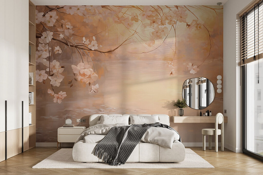 Rami in fiore sull’acqua — ambiente 6
