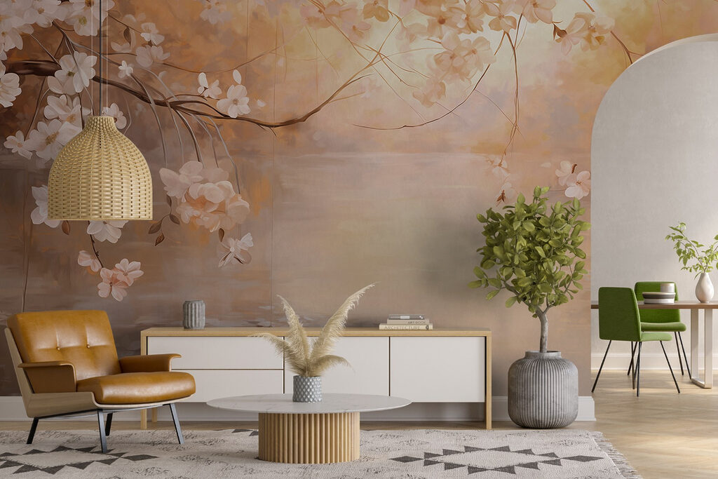 Rami in fiore sull’acqua — ambiente 3