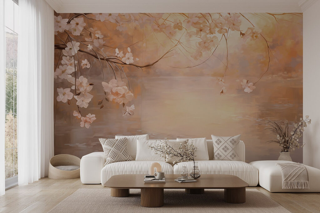 Rami in fiore sull’acqua — ambiente 4