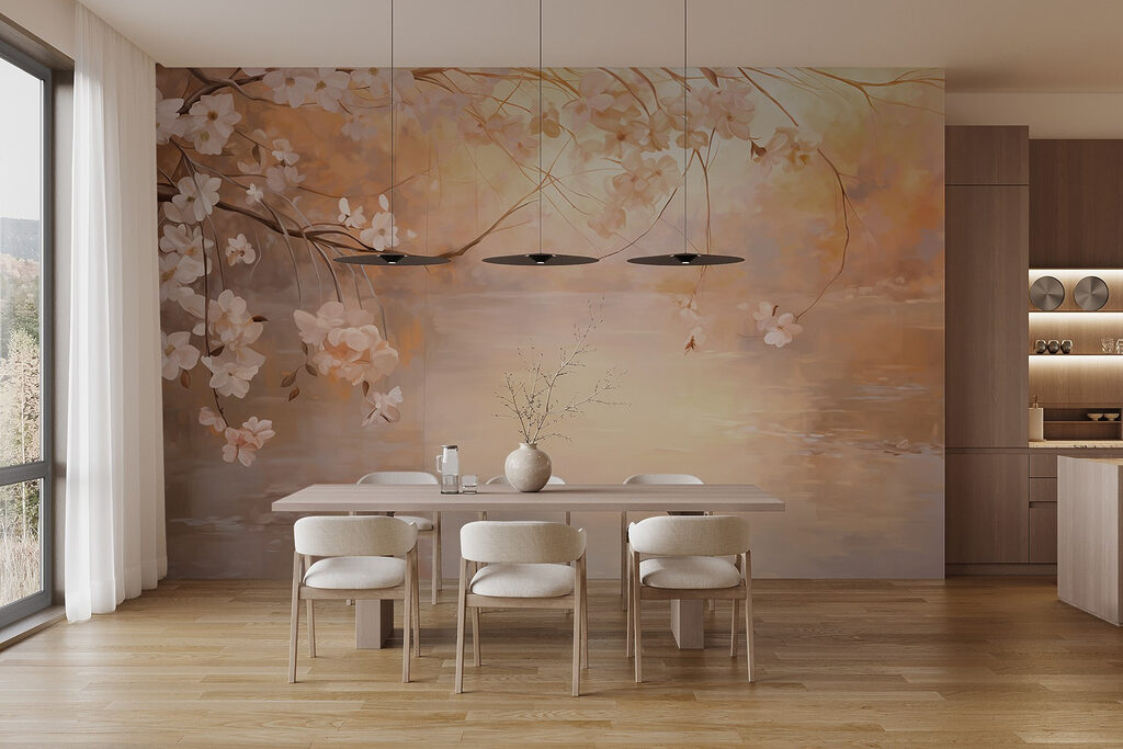 Rami in fiore sull’acqua — ambiente 5