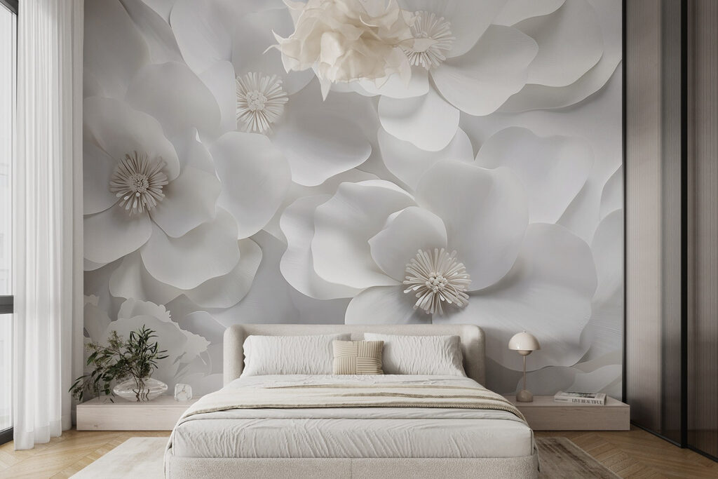 Fiori bianchi, ombre grigie — ambiente 3