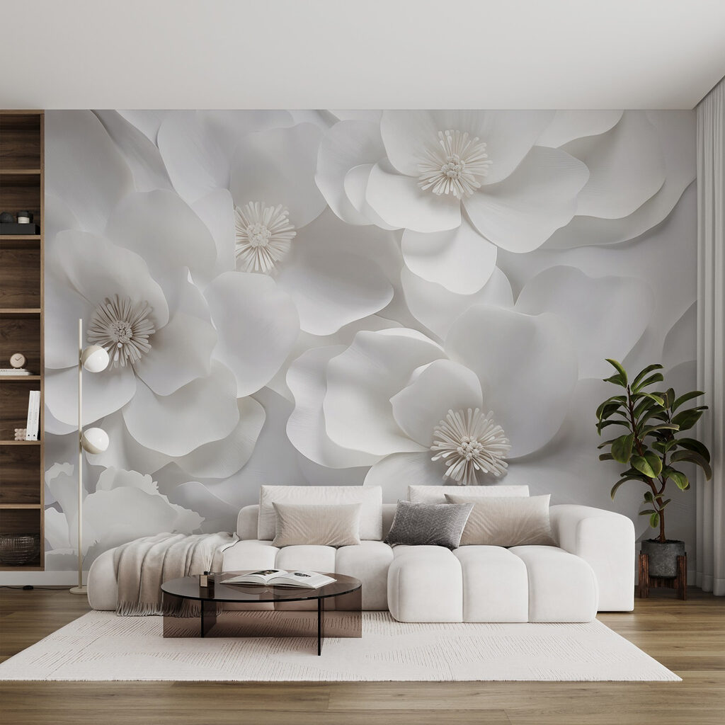 Fiori bianchi, ombre grigie — ambiente 5