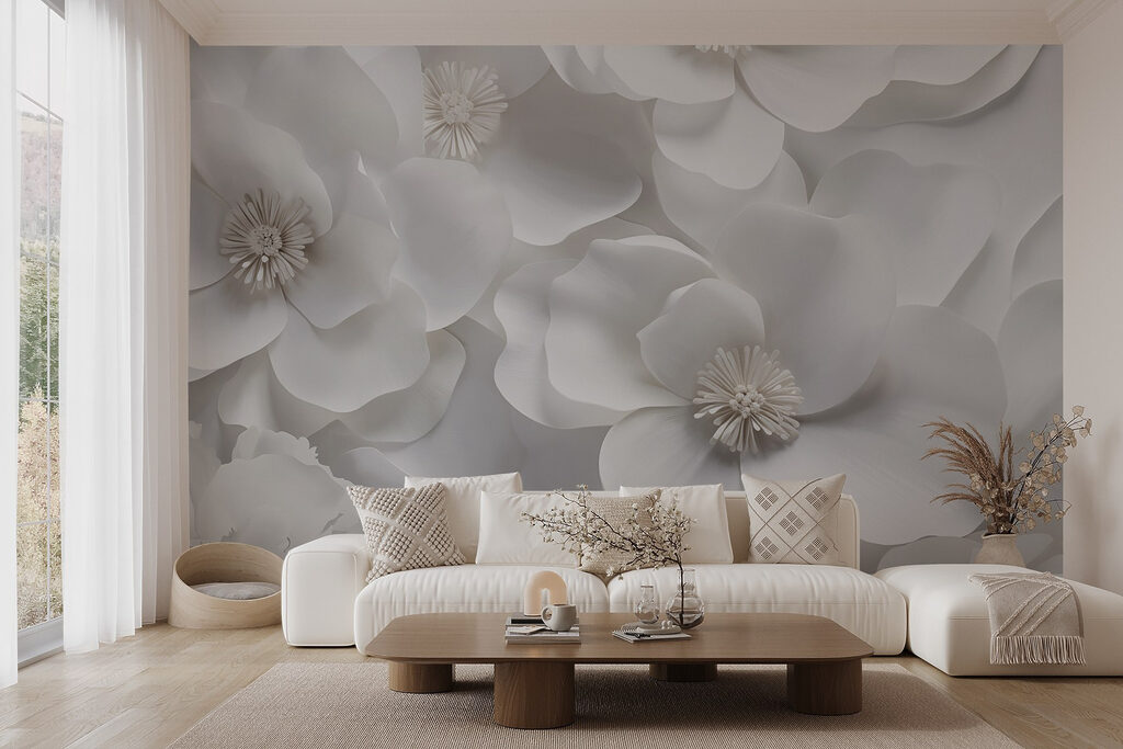 Fiori bianchi, ombre grigie — ambiente 6