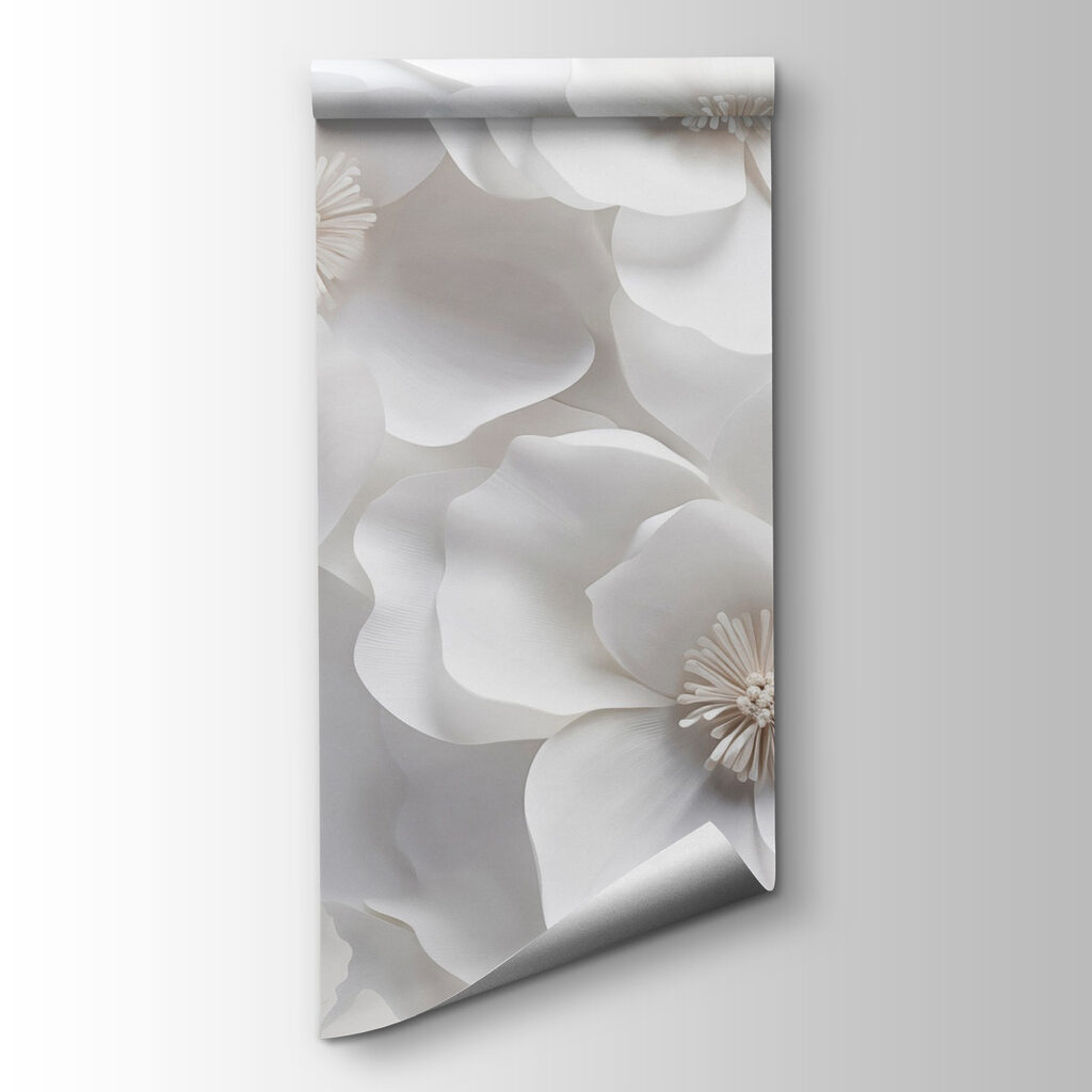 Fiori bianchi, ombre grigie — vista del prodotto