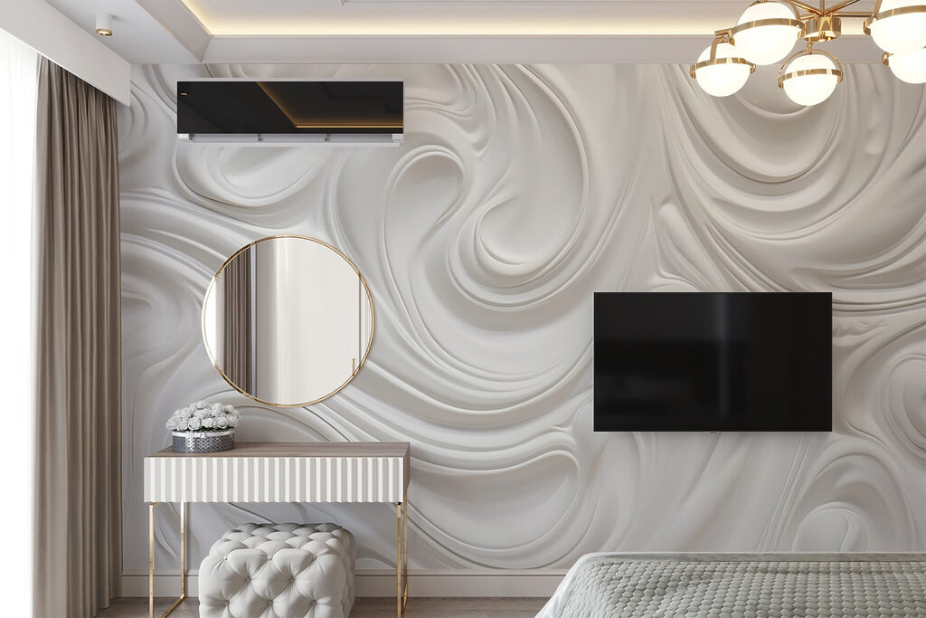 Riccioli bianchi in movimento — ambiente 2