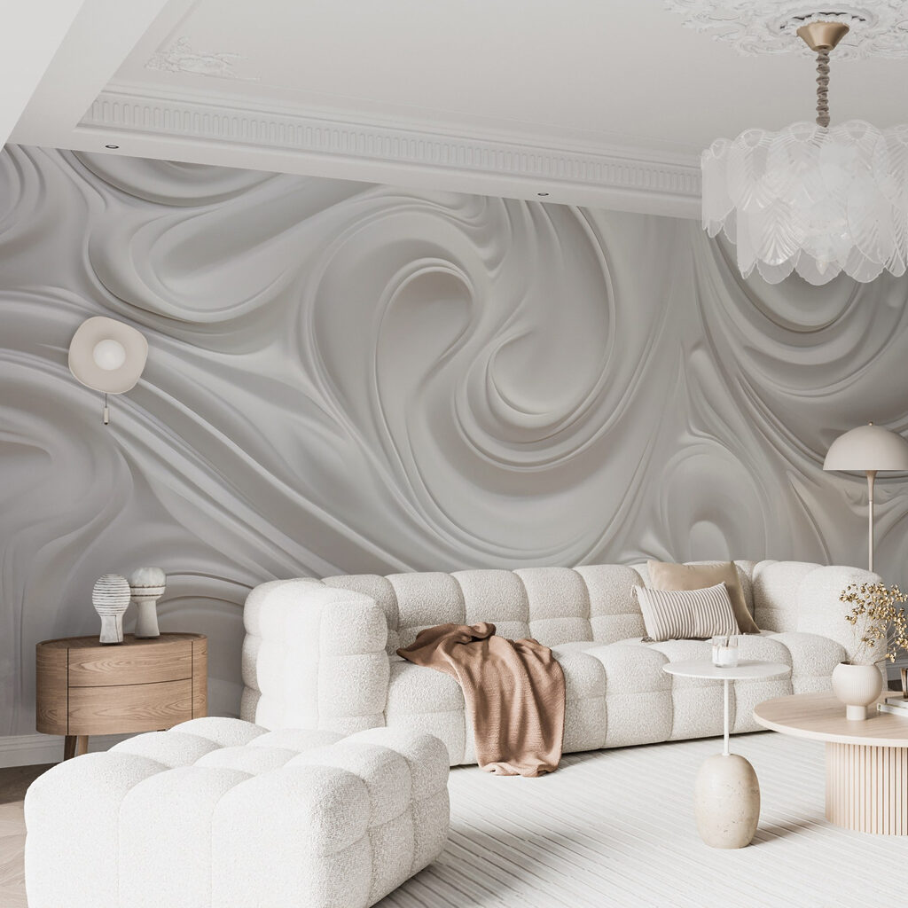 Riccioli bianchi in movimento — ambiente 5