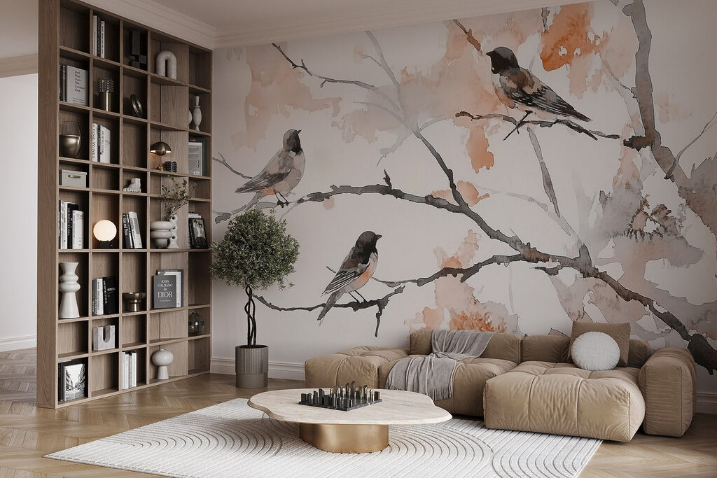 Uccelli tra i rami — ambiente 3