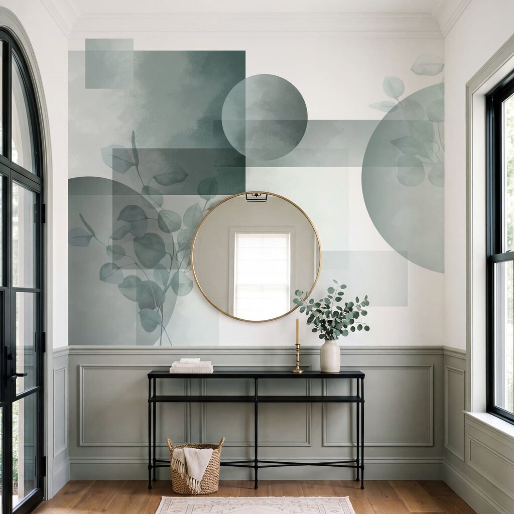 Forme geometriche e rami — ambiente 1