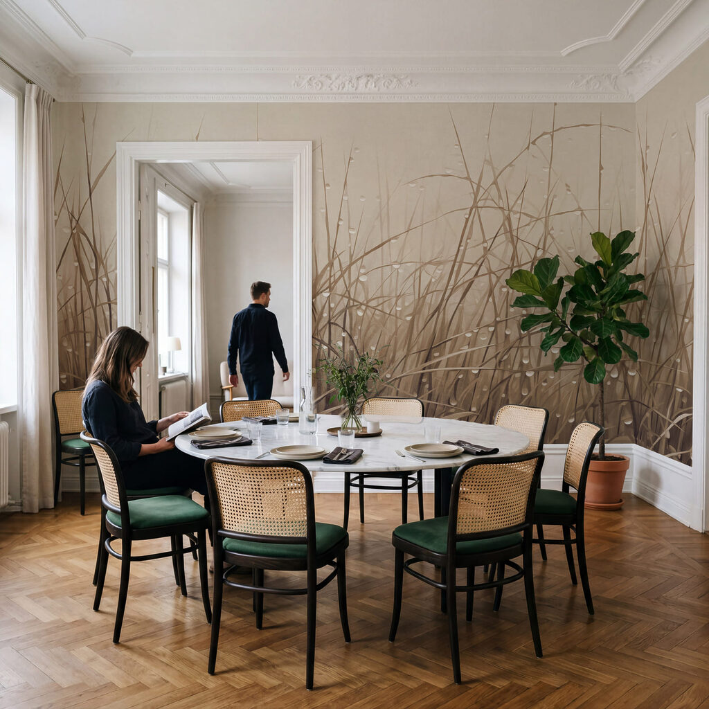 Rugiada sulle erbe sottili — ambiente 1