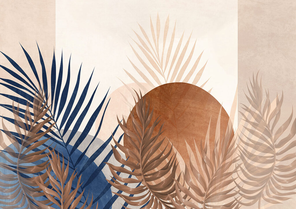 Palme davanti al sole — design completo