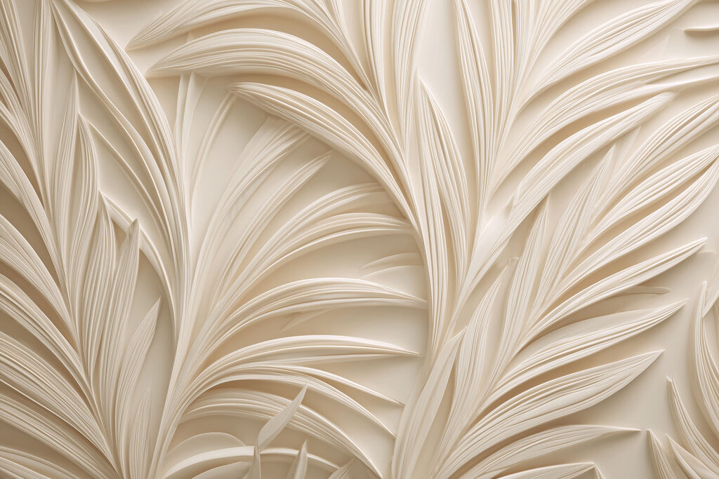 Foglie di palma crema — design completo