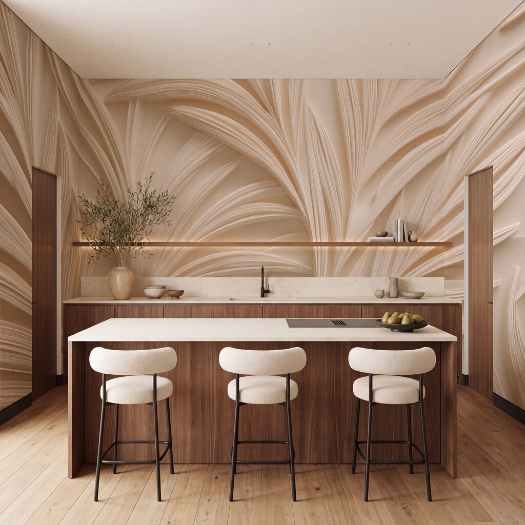 Foglie di palma crema — ambiente 3