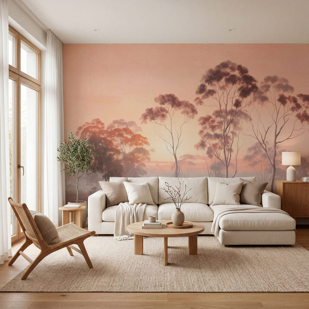 Alberi alti all’alba — ambiente 2