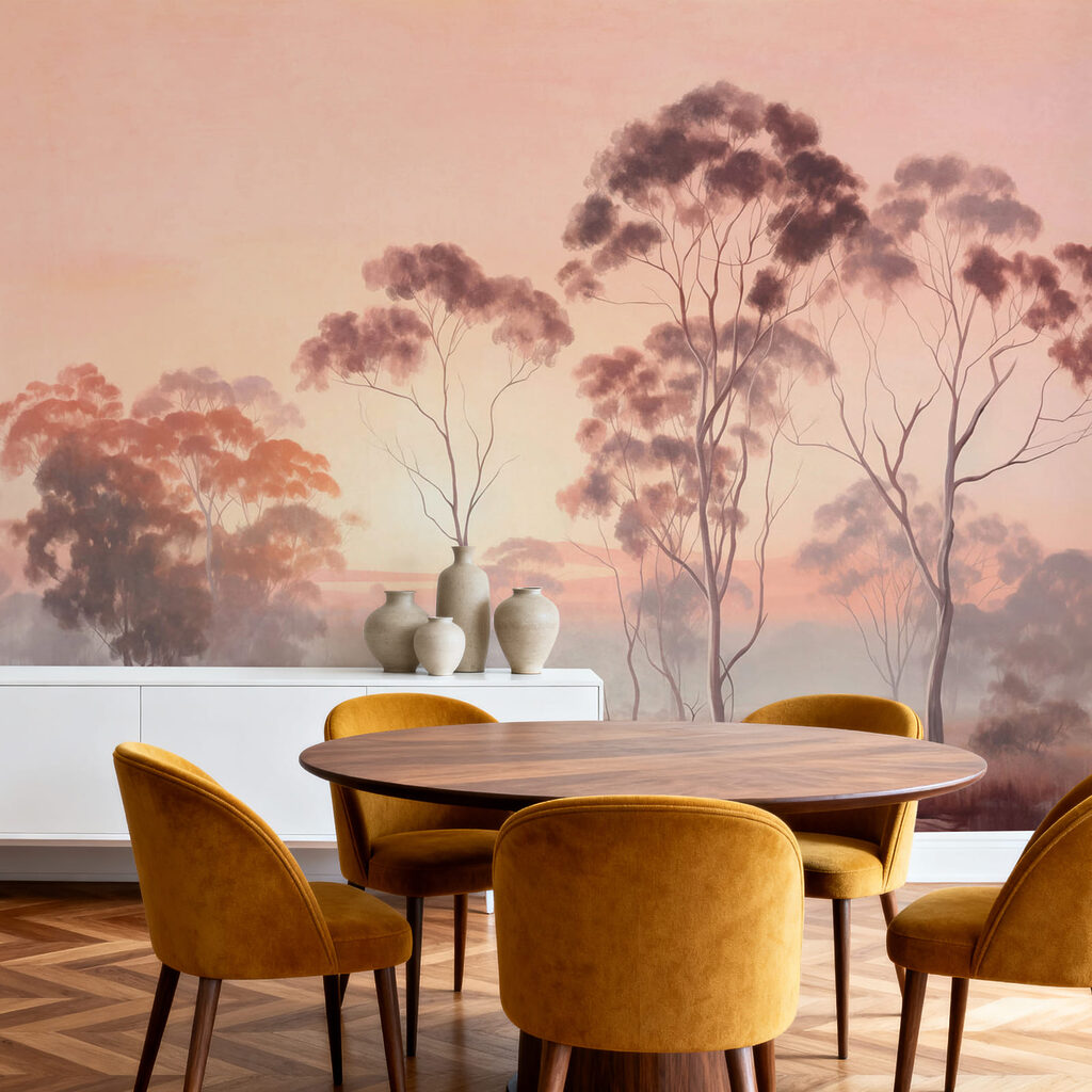 Alberi alti all’alba — ambiente 3