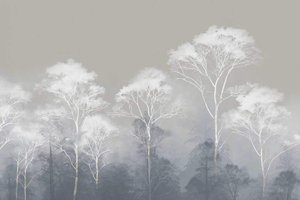 Chiome bianche nella nebbia — design completo