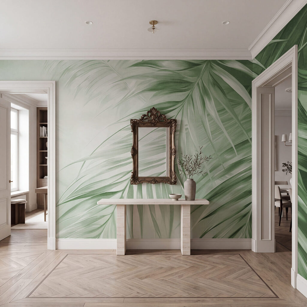Foglie di palma ricurve — ambiente 3